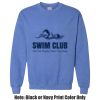 Adult Heavy Blend Heather Royal or Red 60/40 Fleece Crew (S) Thumbnail