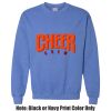 Adult Heavy Blend Heather Royal or Red 60/40 Fleece Crew (S) Thumbnail