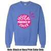 Adult Heavy Blend Heather Royal or Red 60/40 Fleece Crew (S) Thumbnail