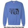 Adult Heavy Blend Heather Royal or Red 60/40 Fleece Crew (S) Thumbnail