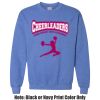 Adult Heavy Blend Heather Royal or Red 60/40 Fleece Crew (S) Thumbnail