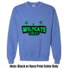Adult Heavy Blend Heather Royal or Red 60/40 Fleece Crew (S) Thumbnail