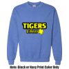 Adult Heavy Blend Heather Royal or Red 60/40 Fleece Crew (S) Thumbnail