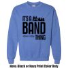 Adult Heavy Blend Heather Royal or Red 60/40 Fleece Crew (S) Thumbnail