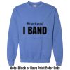 Adult Heavy Blend Heather Royal or Red 60/40 Fleece Crew (S) Thumbnail