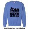 Adult Heavy Blend Heather Royal or Red 60/40 Fleece Crew (S) Thumbnail