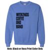 Adult Heavy Blend Heather Royal or Red 60/40 Fleece Crew (S) Thumbnail