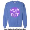 Adult Heavy Blend Heather Royal or Red 60/40 Fleece Crew (S) Thumbnail