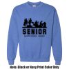 Adult Heavy Blend Heather Royal or Red 60/40 Fleece Crew (S) Thumbnail