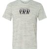 White Marble Unisex Poly-Cotton Short-Sleeve T-Shirt Thumbnail