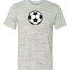 White Marble Unisex Poly-Cotton Short-Sleeve T-Shirt Thumbnail