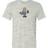 White Marble Unisex Poly-Cotton Short-Sleeve T-Shirt Thumbnail