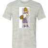 White Marble Unisex Poly-Cotton Short-Sleeve T-Shirt Thumbnail