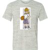 White Marble Unisex Poly-Cotton Short-Sleeve T-Shirt Thumbnail