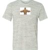 White Marble Unisex Poly-Cotton Short-Sleeve T-Shirt Thumbnail