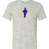 White Marble Unisex Poly-Cotton Short-Sleeve T-Shirt Thumbnail