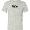 White Marble Unisex Poly-Cotton Short-Sleeve T-Shirt Thumbnail
