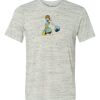 White Marble Unisex Poly-Cotton Short-Sleeve T-Shirt Thumbnail