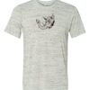 White Marble Unisex Poly-Cotton Short-Sleeve T-Shirt Thumbnail