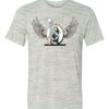 White Marble Unisex Poly-Cotton Short-Sleeve T-Shirt Thumbnail