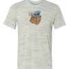 White Marble Unisex Poly-Cotton Short-Sleeve T-Shirt Thumbnail