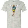White Marble Unisex Poly-Cotton Short-Sleeve T-Shirt Thumbnail