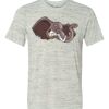White Marble Unisex Poly-Cotton Short-Sleeve T-Shirt Thumbnail