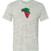 White Marble Unisex Poly-Cotton Short-Sleeve T-Shirt Thumbnail