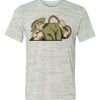White Marble Unisex Poly-Cotton Short-Sleeve T-Shirt Thumbnail