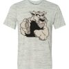 White Marble Unisex Poly-Cotton Short-Sleeve T-Shirt Thumbnail
