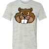 White Marble Unisex Poly-Cotton Short-Sleeve T-Shirt Thumbnail