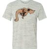 White Marble Unisex Poly-Cotton Short-Sleeve T-Shirt Thumbnail