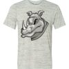 White Marble Unisex Poly-Cotton Short-Sleeve T-Shirt Thumbnail
