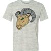 White Marble Unisex Poly-Cotton Short-Sleeve T-Shirt Thumbnail
