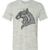 White Marble Unisex Poly-Cotton Short-Sleeve T-Shirt Thumbnail