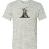 White Marble Unisex Poly-Cotton Short-Sleeve T-Shirt Thumbnail