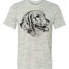 White Marble Unisex Poly-Cotton Short-Sleeve T-Shirt Thumbnail