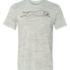 White Marble Unisex Poly-Cotton Short-Sleeve T-Shirt Thumbnail