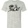 White Marble Unisex Poly-Cotton Short-Sleeve T-Shirt Thumbnail