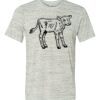 White Marble Unisex Poly-Cotton Short-Sleeve T-Shirt Thumbnail