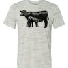 White Marble Unisex Poly-Cotton Short-Sleeve T-Shirt Thumbnail