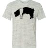 White Marble Unisex Poly-Cotton Short-Sleeve T-Shirt Thumbnail