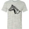 White Marble Unisex Poly-Cotton Short-Sleeve T-Shirt Thumbnail