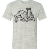 White Marble Unisex Poly-Cotton Short-Sleeve T-Shirt Thumbnail