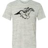White Marble Unisex Poly-Cotton Short-Sleeve T-Shirt Thumbnail