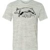 White Marble Unisex Poly-Cotton Short-Sleeve T-Shirt Thumbnail