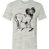 White Marble Unisex Poly-Cotton Short-Sleeve T-Shirt Thumbnail