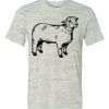 White Marble Unisex Poly-Cotton Short-Sleeve T-Shirt Thumbnail