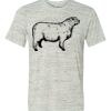 White Marble Unisex Poly-Cotton Short-Sleeve T-Shirt Thumbnail