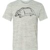 White Marble Unisex Poly-Cotton Short-Sleeve T-Shirt Thumbnail